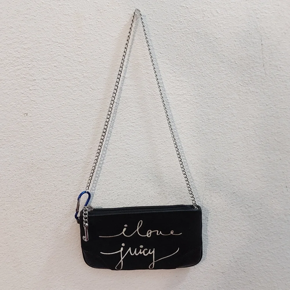 Juicy Couture velour bag 🖤🤍 - Picture 2 of 9